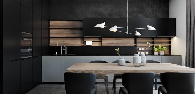 Colores Oscuros Para Una Cocina Moderna Donpiso Blog