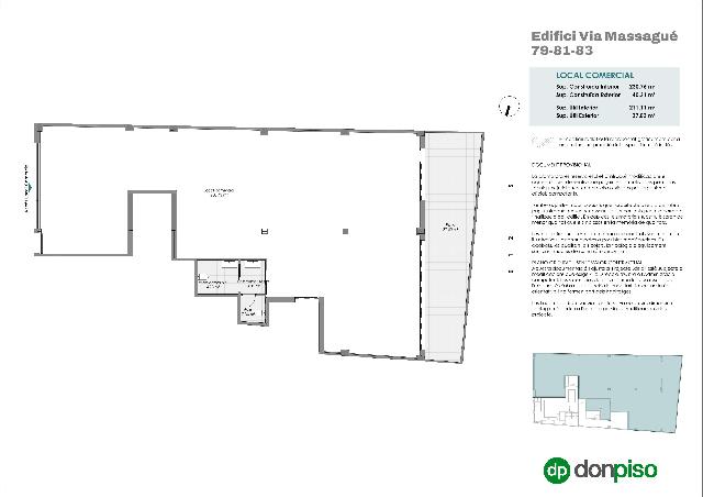 Imagen 2 Inmueble 278893 - Local Comercial en alquiler en Sabadell / Obra nueva. Local con salida de humos en Via Massagué