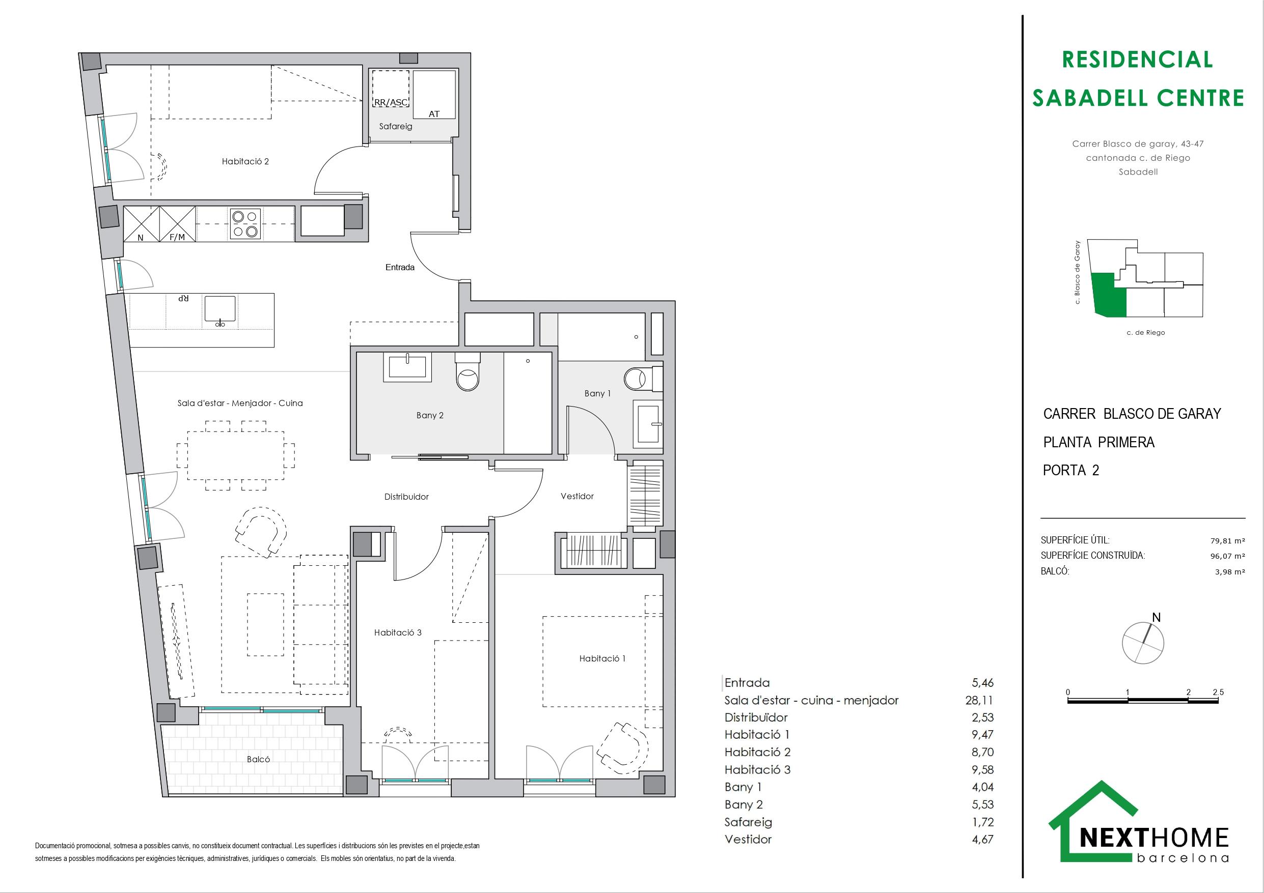 Imagen 15 Piso en venta en Sabadell / C/ Blasco de Garay a 5 minutos de la Rambla 