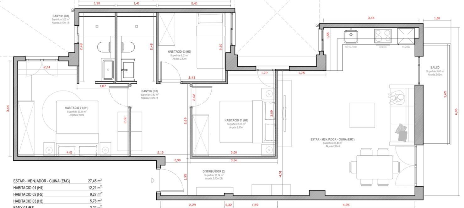Imagen 28 Piso en venta en Barcelona / Av. Madrid - Les Corts