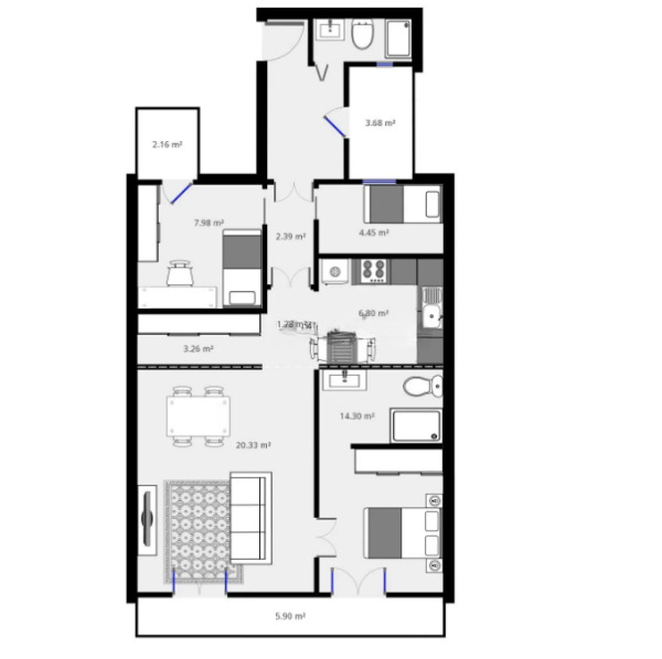 Imagen 8 Piso en venta en Barcelona / Calle Consell de Cent