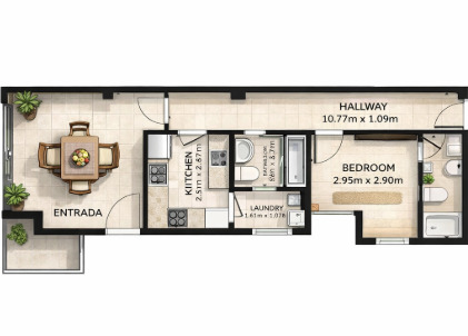 Imagen 36 Inmueble 297299 - Apartamento en venta en Garrucha / En Calle Buenavista, en casco urbano del pueblo.