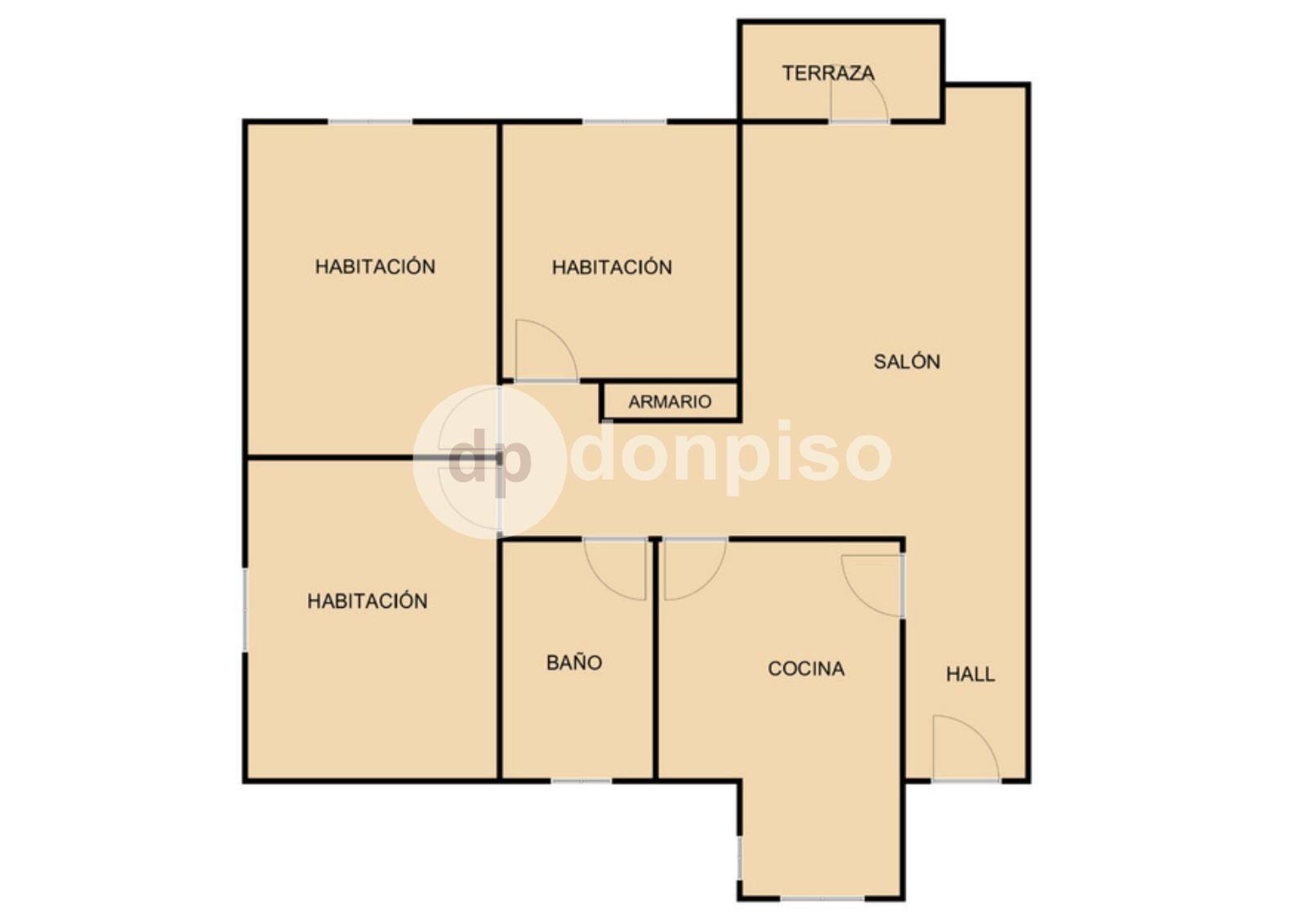 Imagen 1 Piso en venta en Madrid / Av. Guadalajara 103, cerca del metro Av. Guadalajara