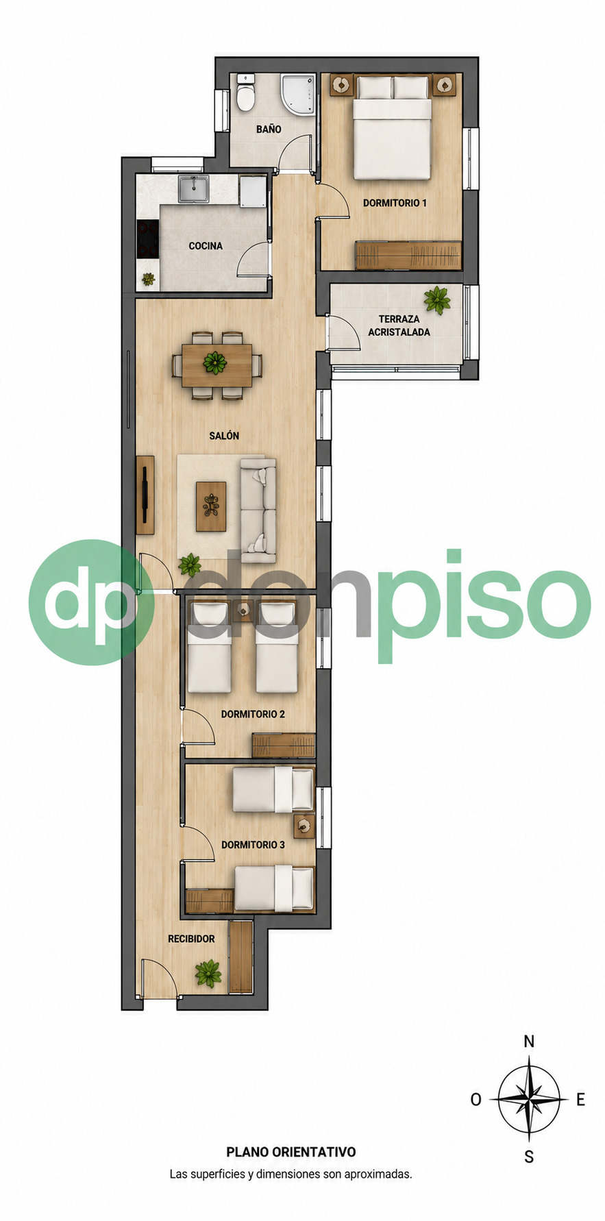 Imagen 32 Piso en venta en Madrid / Ubicada en una zona tranquila de Ciudad Pegaso -Rejas