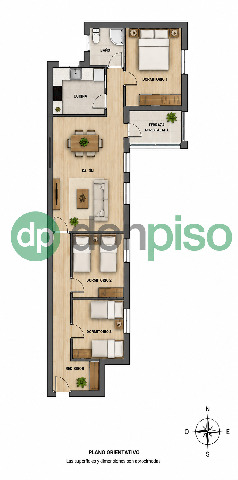 Imagen 32 Inmueble 302706 - Piso en venta en Madrid / Ubicada en una zona tranquila de Ciudad Pegaso -Rejas