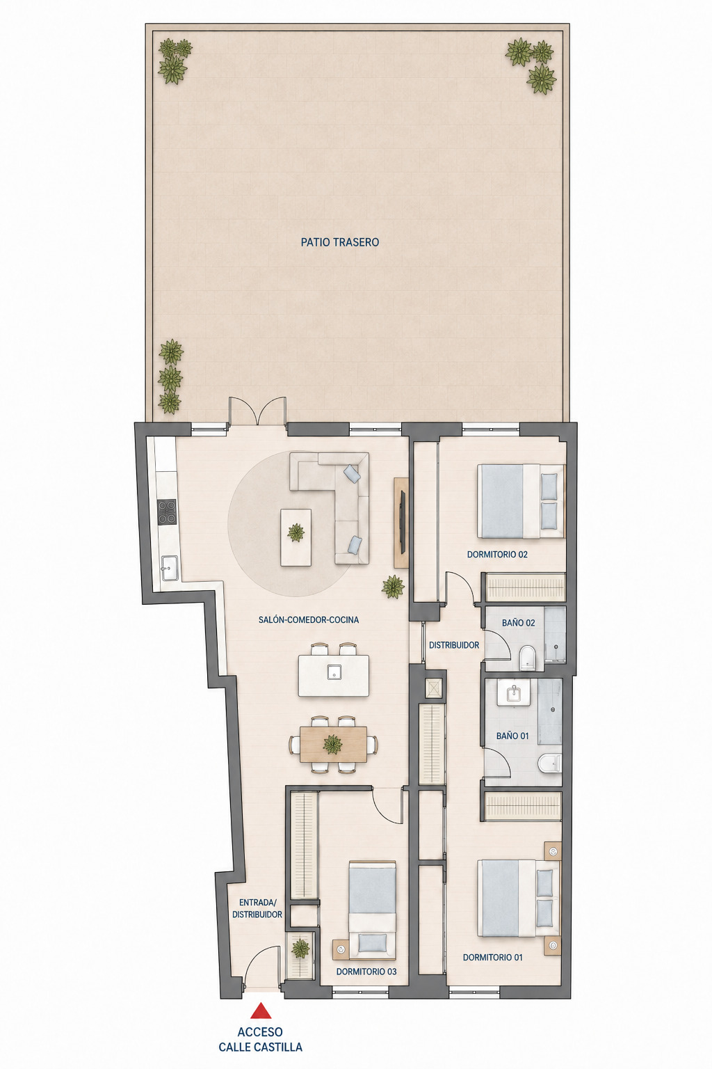 Imagen 32 Planta Baja en venta en Madrid / Calle Castilla Bellas Vistas - Tetuan