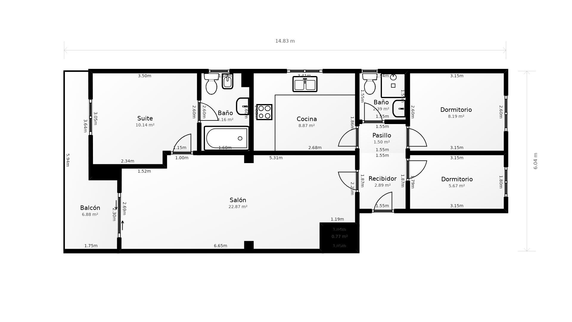 Imagen 24 Piso en venta en Pineda De Mar / Segunda línea de mar