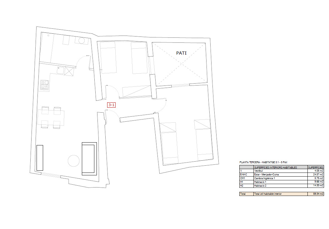 Imagen 14 Piso en venta en Igualada / Al lado de la plaza del Ayuntamiento