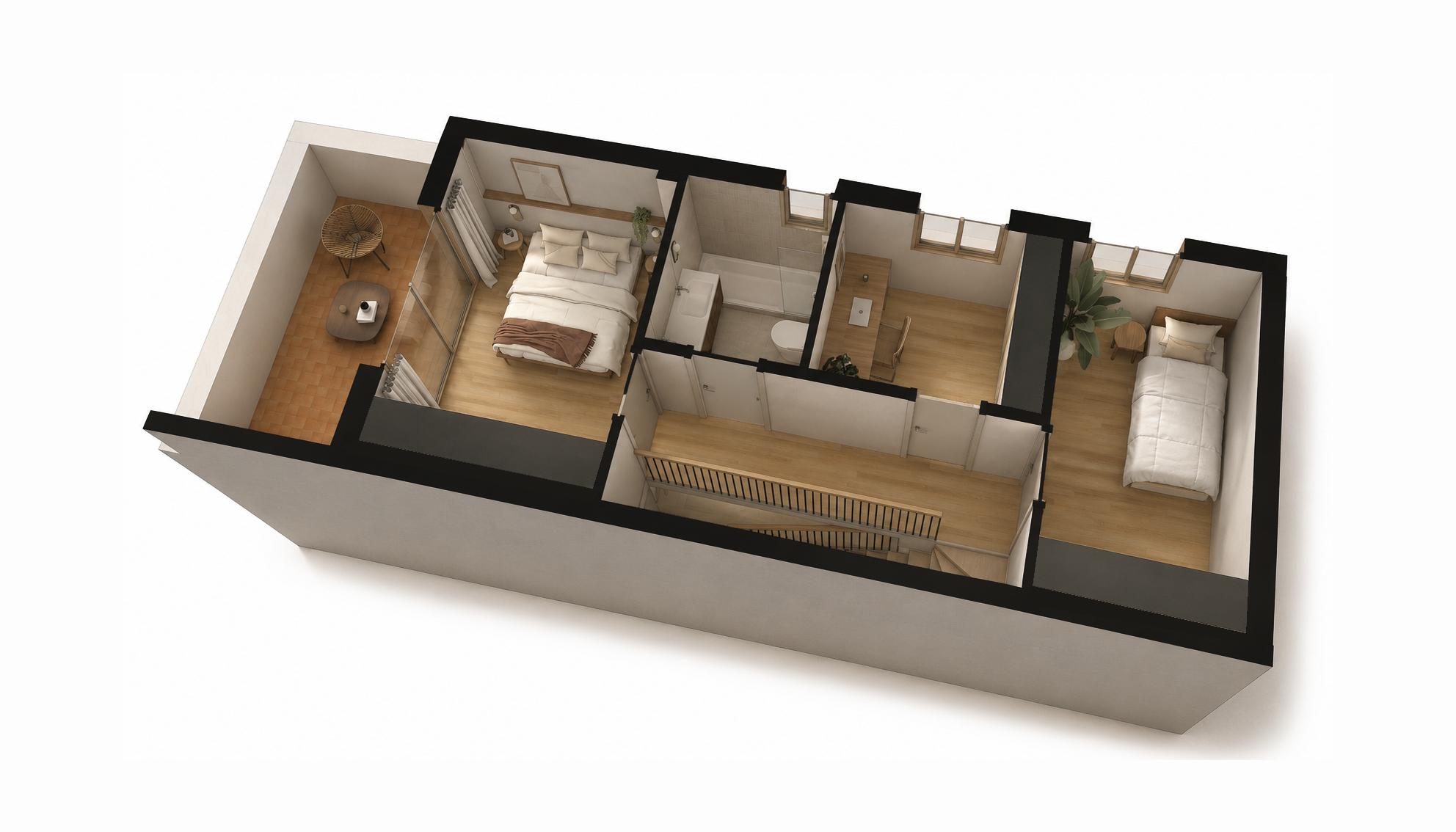 Imagen 7 Casa Adosada en venta en Terrassa / Casa nueva a estrenar en urb. Can Palet de Vistalegre