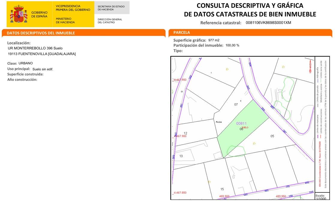 Imagen 2 Solar Urbano en venta en Fuentenovilla / En urbanizacion las fuentes