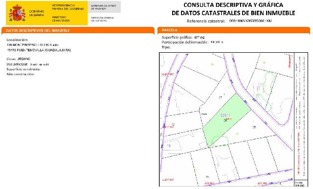 Imagen 2 Inmueble 300406 - Solar Urbano en venta en Fuentenovilla / En urbanizacion las fuentes