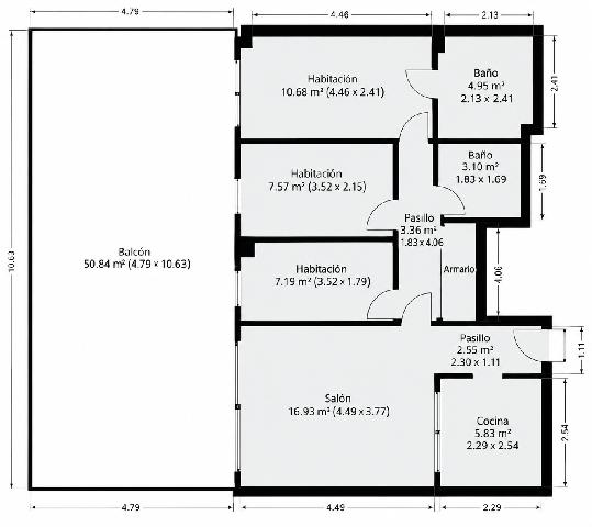 Imagen 21 Inmueble 306538 - Piso en venta en Viladecans / Junto Doctor Rech