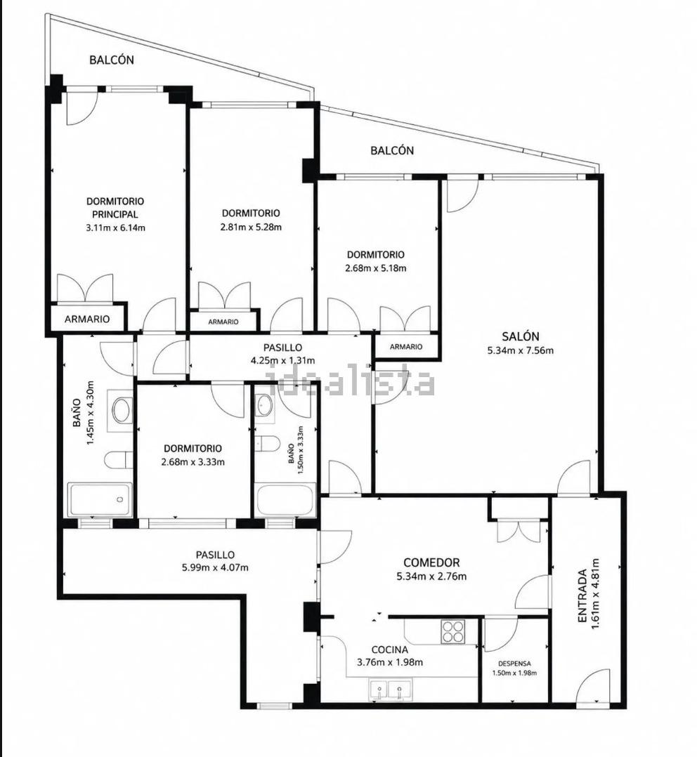 Imagen 22 Piso en venta en Vigo / Sobre Av Camelias cerca de parque O Castro