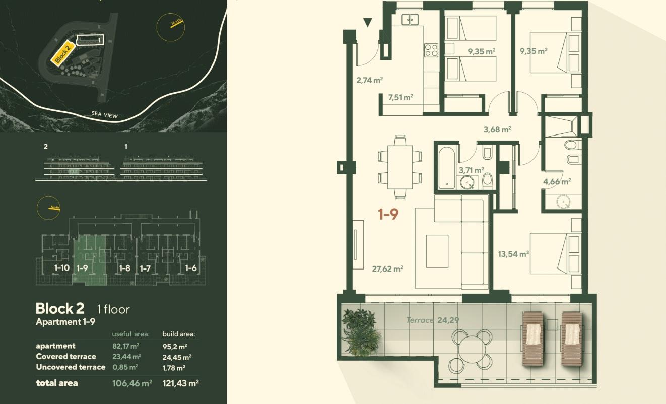 Imagen 3 Apartamento en venta en Mijas / Situado en El Chaparral, Mijas, 9 minutos de la playa