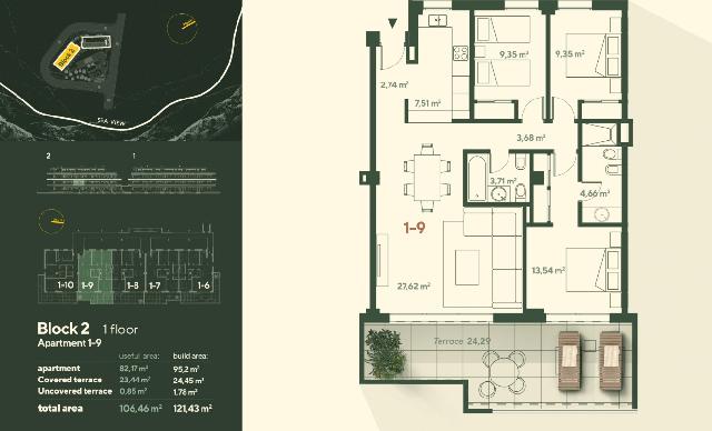 Imagen 6 Inmueble 304962 - Apartamento en venta en Mijas / Situado en El Chaparral, Mijas, 9 minutos de la playa
