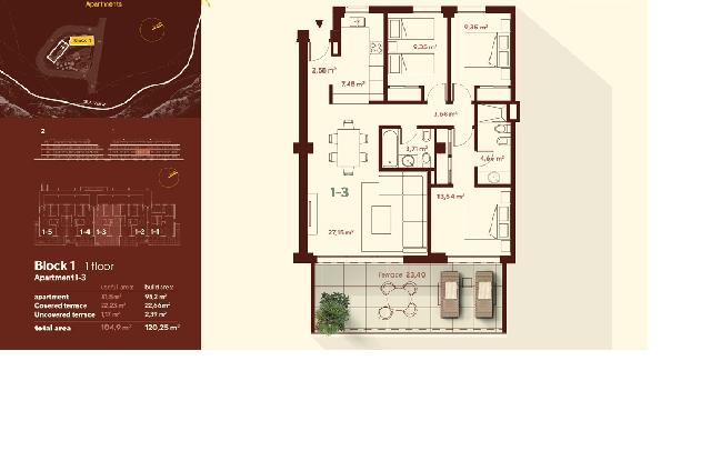 Imagen 2 Inmueble 304962 - Apartamento en venta en Mijas / Situado en El Chaparral, Mijas, 9 minutos de la playa