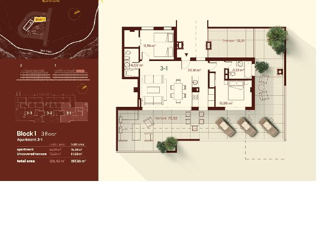 Imagen 2 Inmueble 304963 - Ático en venta en Mijas / El Chaparral, Mijas, a solo 700 metros de la costa