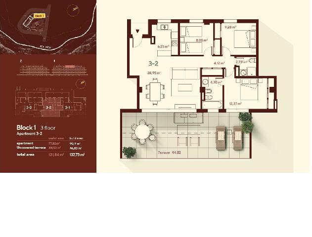 Imagen 3 Inmueble 304963 - Ático en venta en Mijas / El Chaparral, Mijas, a solo 700 metros de la costa