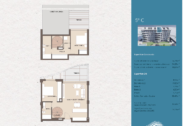 Imagen 2 Inmueble 305329 - Ático en venta en Benalmádena / Frente a puerto Marina en Benalmadena