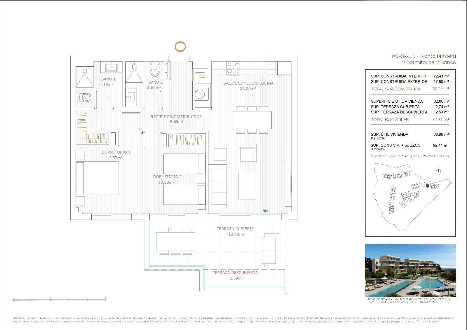 Imagen 21 Apartamento en venta en Mijas /  A 3 km de La Cala de Mijas 