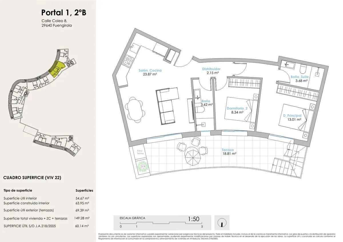 Imagen 3 Apartamento en venta en Fuengirola / A 750 mts de la estación Torreblanca