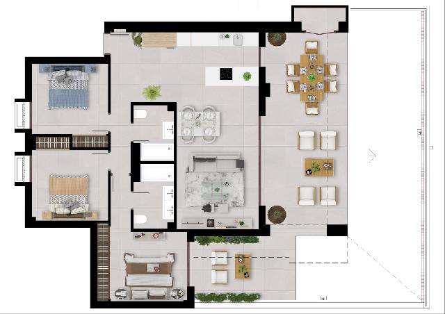 Imagen 19 Inmueble 306712 - Apartamento en venta en Marbella / Próximo al resort Sierra Blanca Country Club