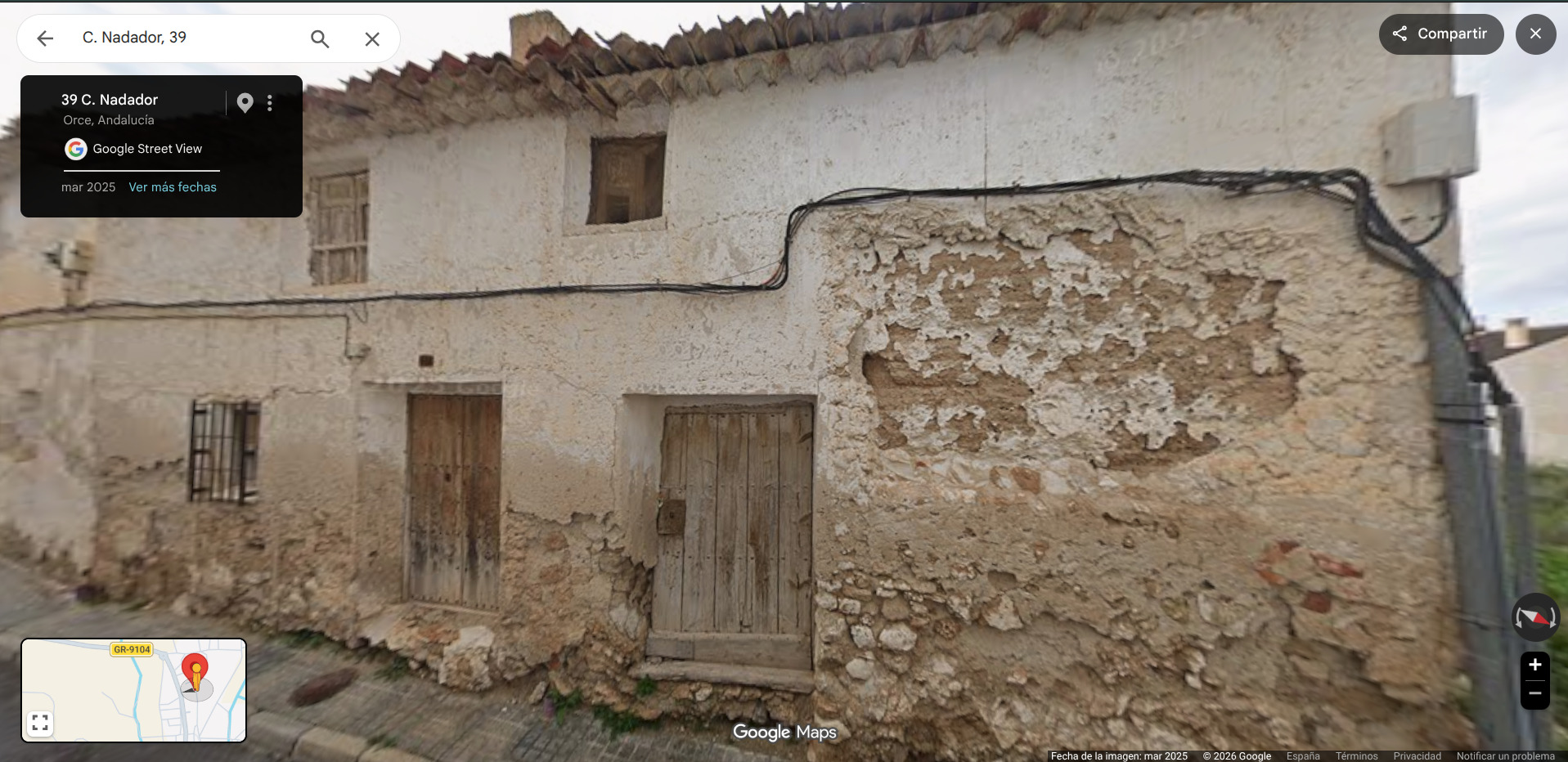 Imagen 1 Casa Rústica en venta en Orce / Centro.Junto a la Ermita