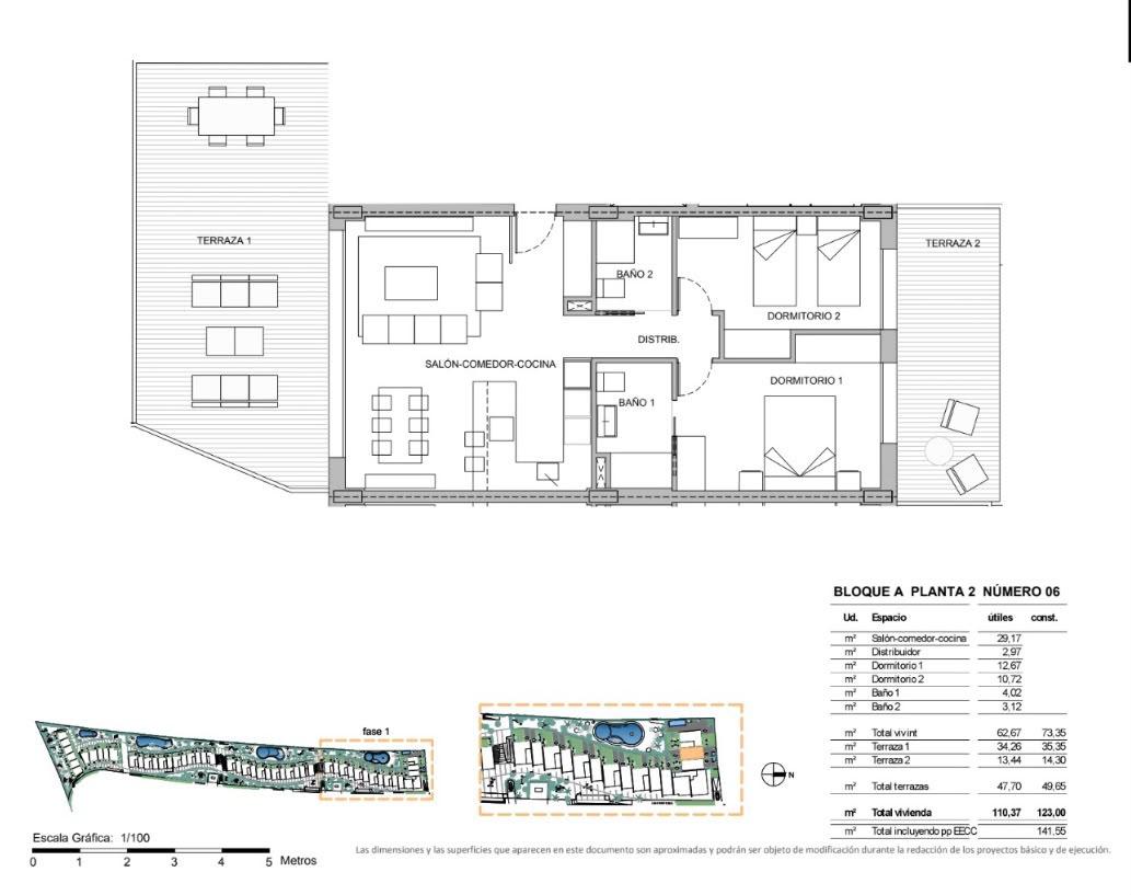 Imagen 2 Apartamento en venta en Nucia La / Ciudad Deportiva Camilo Cano, La Nucia 