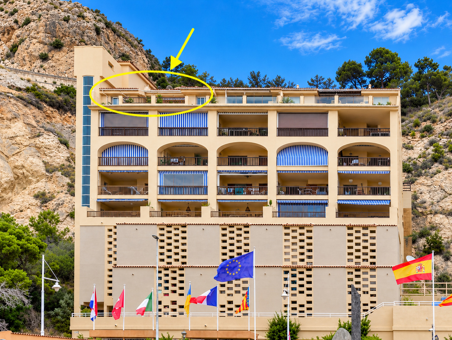 Imagen 2 Ático en venta en Altea / Ático en Mascarat, Altea, con vistas al mar y al puerto