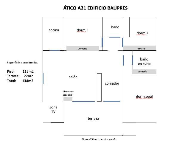 Imagen 25 Inmueble 305873 - Ático en venta en Altea / Ático en Mascarat, Altea, con vistas al mar y al puerto
