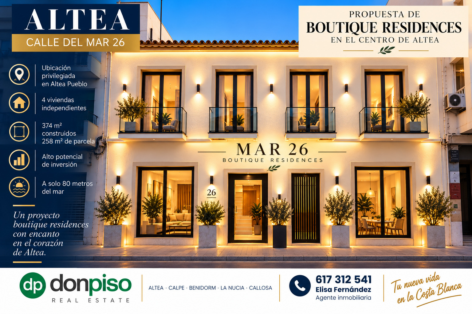 Imagen 4 Casa Aislada en venta en Altea / A 80 metros del mar y del Casco antiguo de Altea 