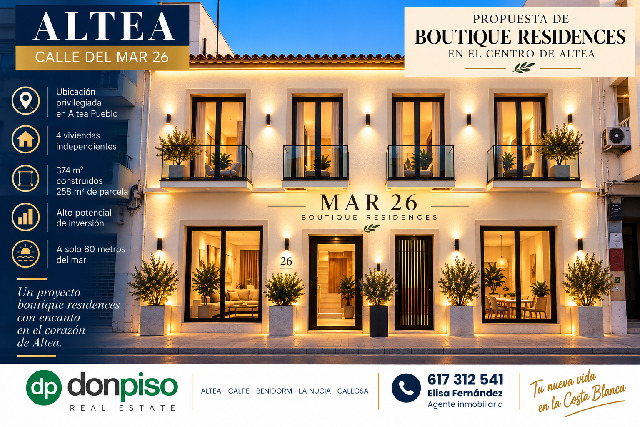 Imagen 4 Inmueble 305980 - Casa Aislada en venta en Altea / A 80 metros del mar y del Casco antiguo de Altea 