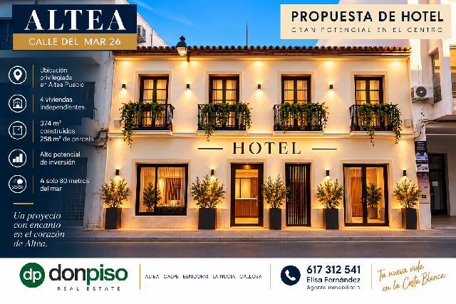 Imagen 3 Inmueble 305980 - Casa Aislada en venta en Altea / A 80 metros del mar y del Casco antiguo de Altea 