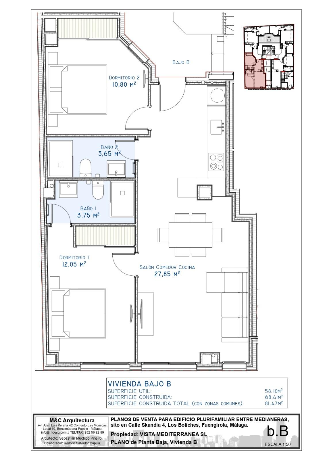 Imagen 13 Apto. Playa en venta en Fuengirola / Los Boliches-Fuengirola