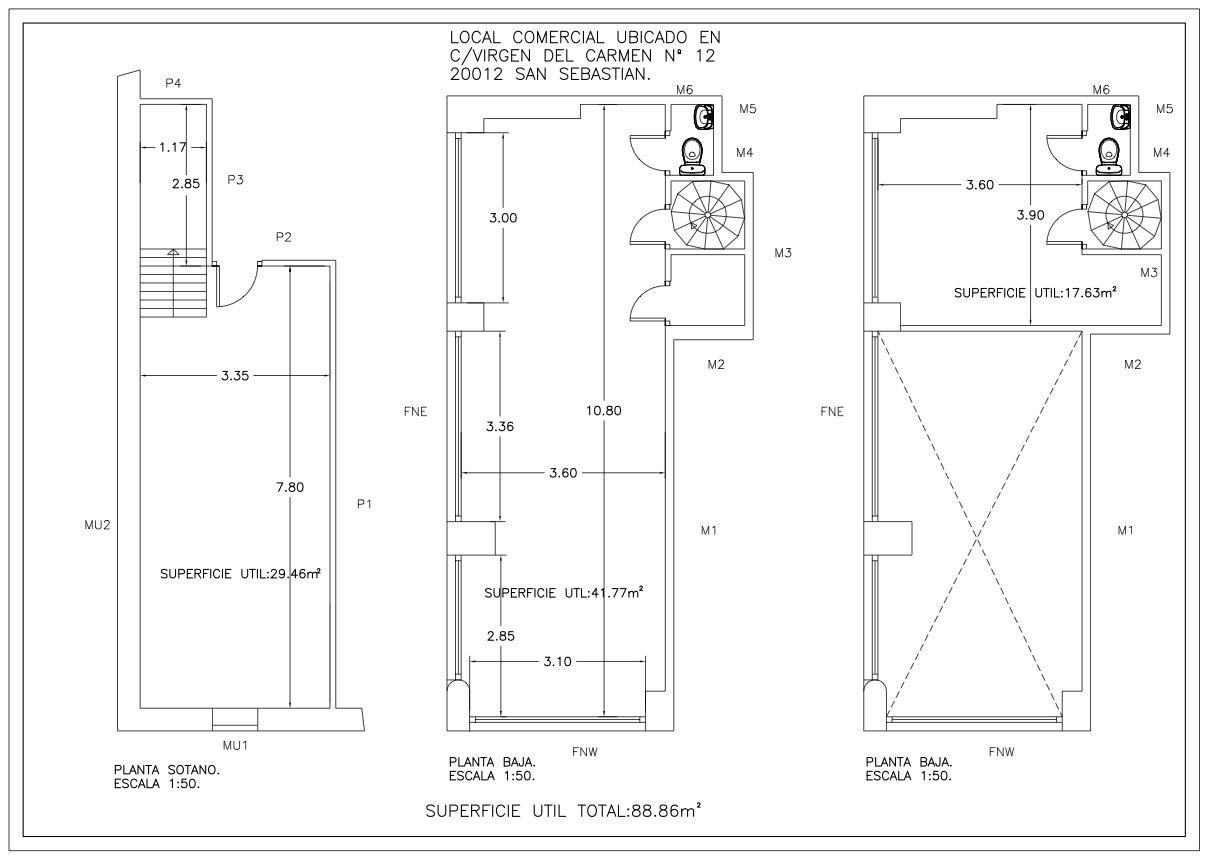 Imagen 5 Local Comercial en venta en Donostia-San Sebastián / Calle Virgen del Carmen - Eguía - Donostia