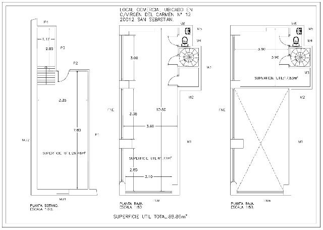 Imagen 5 Inmueble 302167 - Local Comercial en venta en Donostia-San Sebastián / Calle Virgen del Carmen - Eguía - Donostia