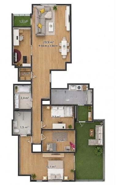 Imagen 21 Piso en venta en Valencia / Junto Avenida de Aragón y Blasco Ibáñez