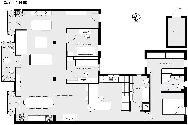 Imagen 25 Inmueble 302686 - Piso en venta en Madrid / Recoletos Calle Castello al lado del colegio del Pilar