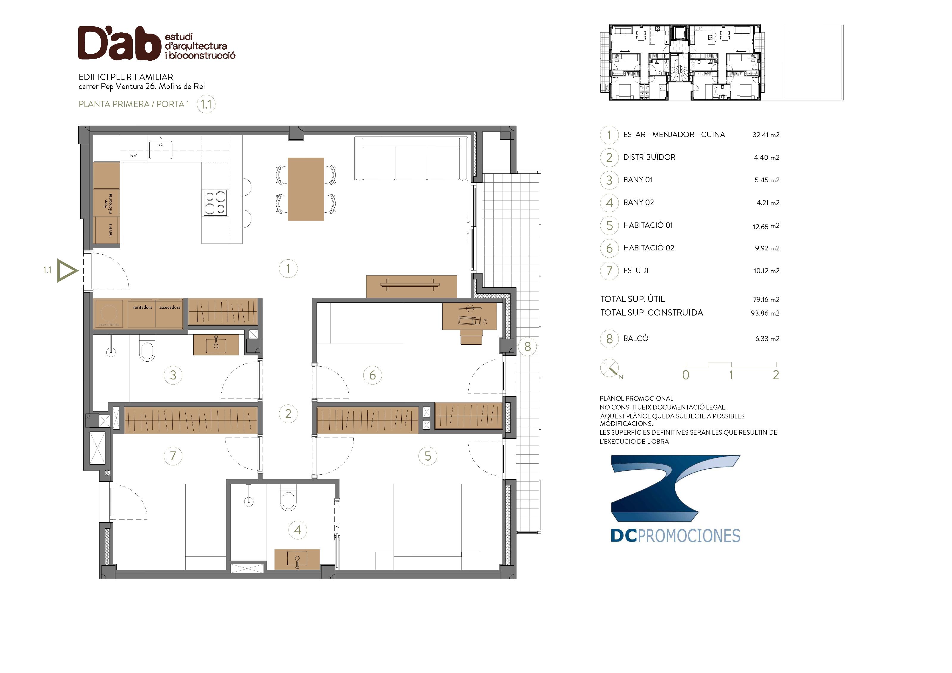 Imagen 2 Piso en venta en Molins De Rei / Junto al nuevo barrio de les Guardioles 