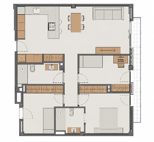 Imagen 2 Inmueble 303816 - Piso en venta en Molins De Rei / Junto al nuevo barrio de les Guardioles 