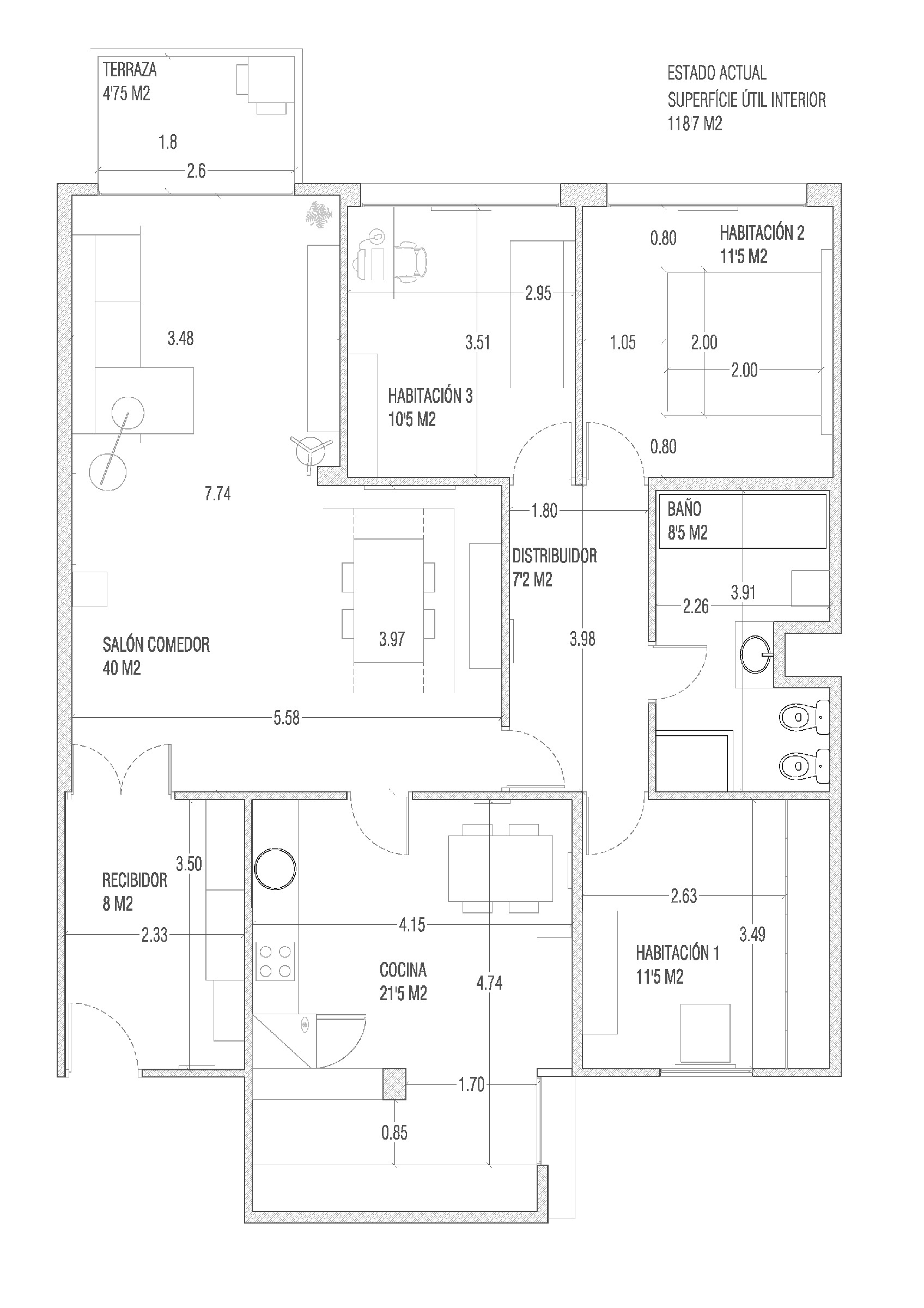 Imagen 31 Piso en venta en Molins De Rei / Próximo a la plaza de la Cruz 