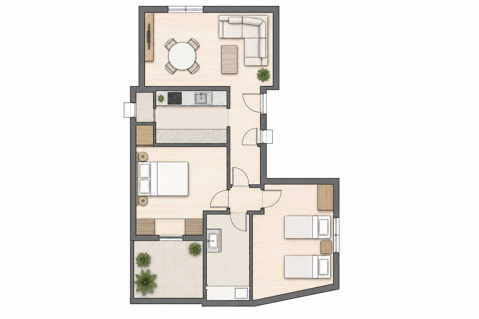 Imagen 5 Planta Baja en venta en Papiol El / Junto al centro de la población.