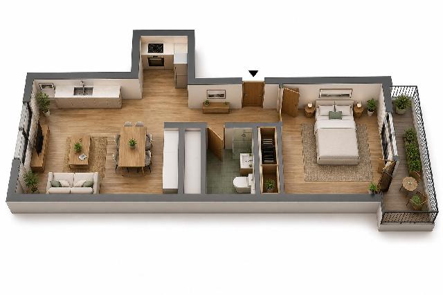Imagen 1 Inmueble 304364 - Piso en venta en Vilafranca Del Penedès / Barri Sant Julià 