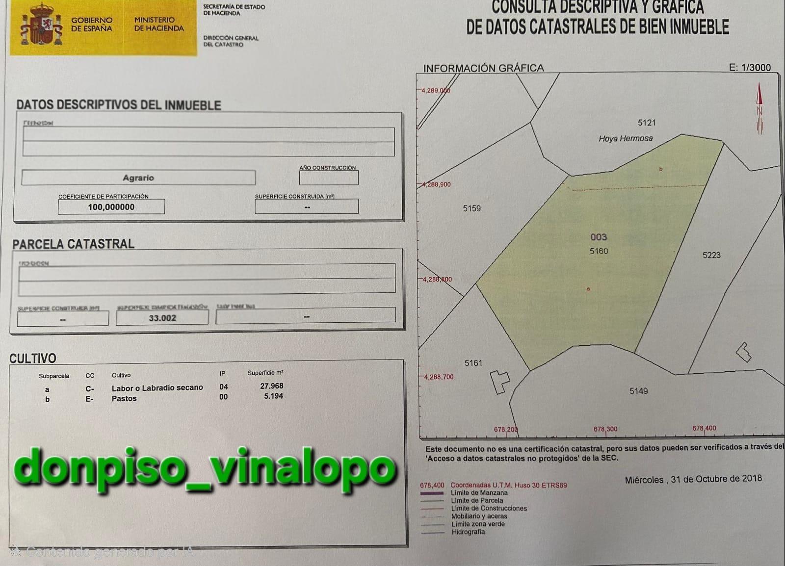 Imagen 23 Casa Rústica en venta en Caudete / Finca rústica con casa , Hoya Hermosa-Casa de Pina