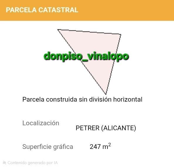 Imagen 2 Solar Urbano en venta en Petrer / Nave en suelo urbano junto Avda. Bassa Perico