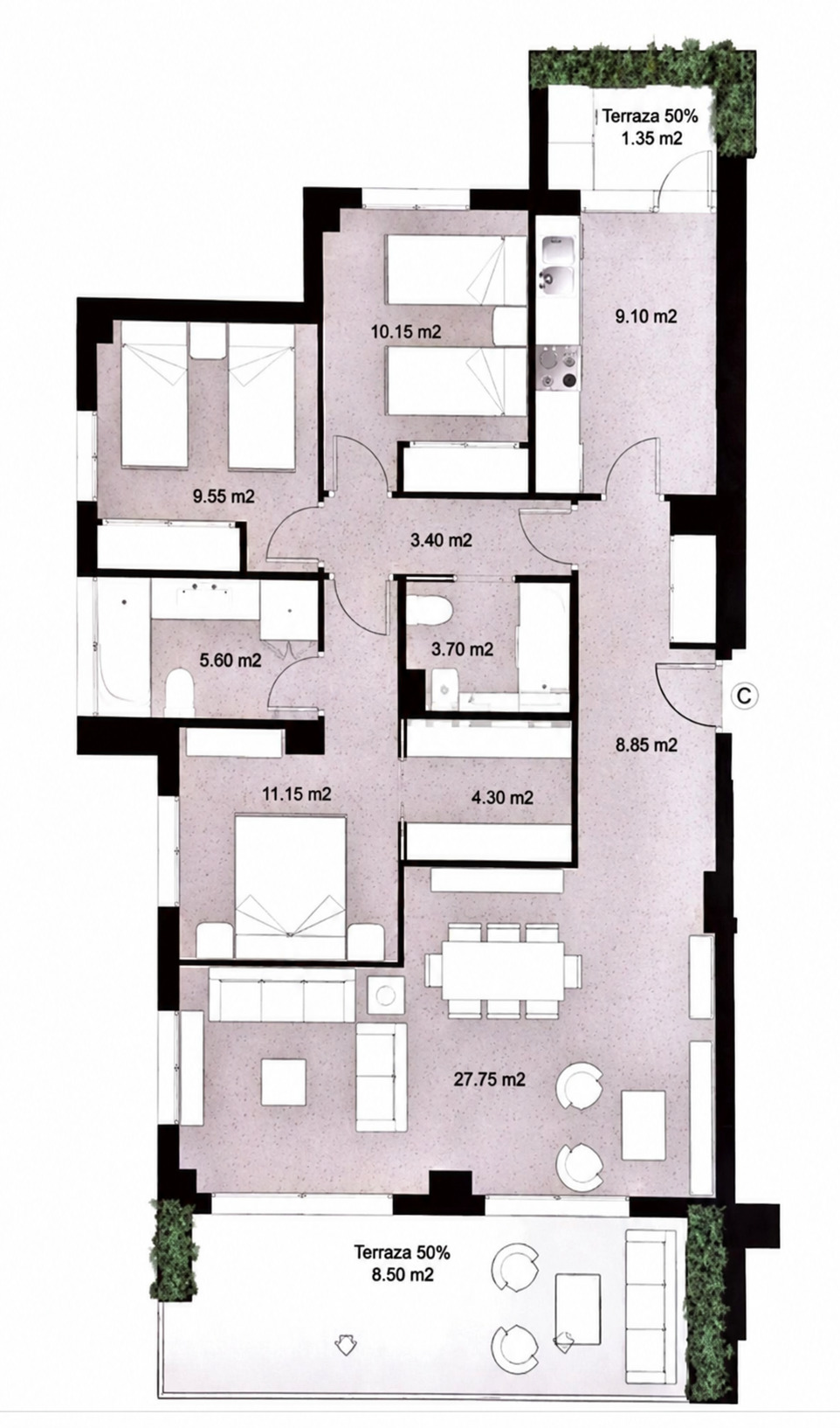 Imagen 29 Apartamento en venta en Mijas / Entre Fuengirola y la Cala de Mijas