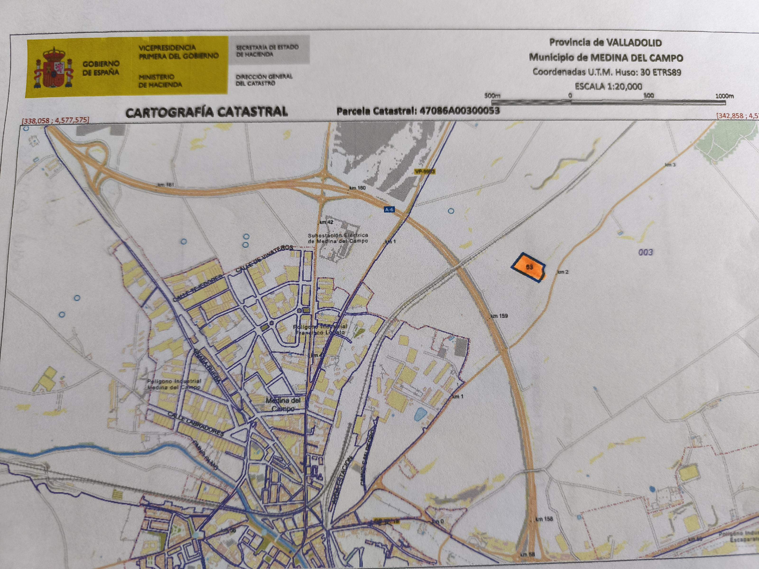 Imagen 5 Solar Rústico en venta en Medina Del Campo / En el Término de la Farola, detrás de las Claras.