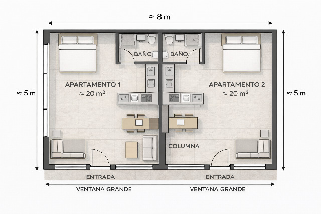 Imagen 1 Inmueble 262070 - Apartamento en venta en Málaga / A pocos minutos de la playa