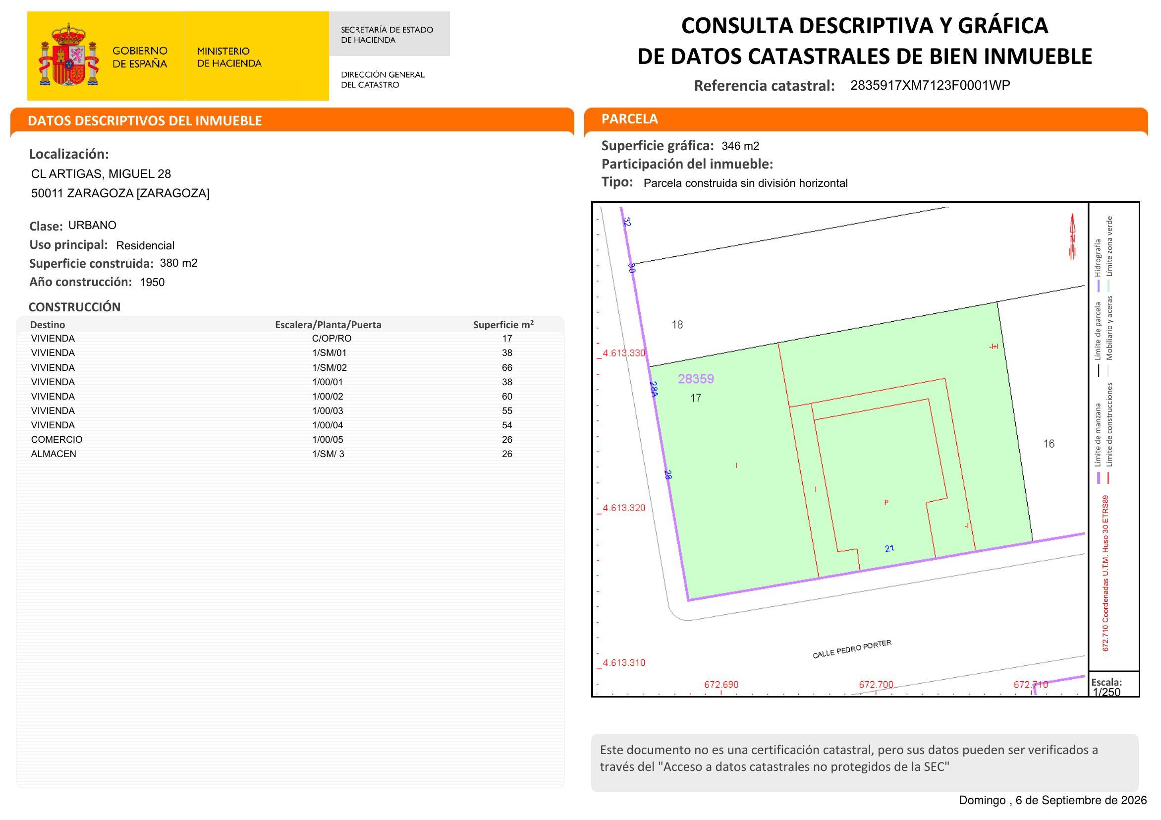 Imagen 5 Solar Urbano en venta en Zaragoza / Al sur del barrio de Miralbueno.