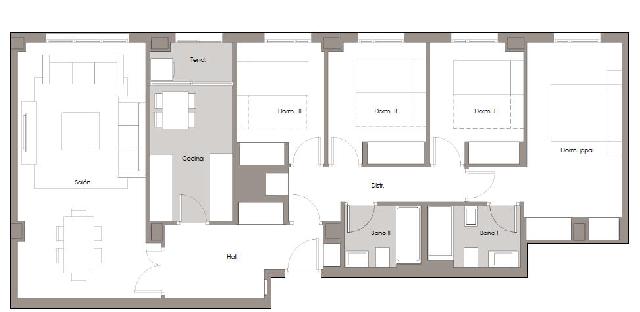 Imagen 14 Inmueble 300290 - Piso en venta en Madrid / Próximo al Centro Comercial Las Rosas